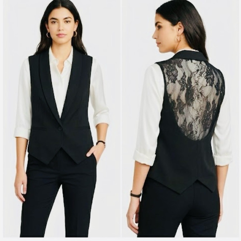 Windsor Black Woman Vest. Size M